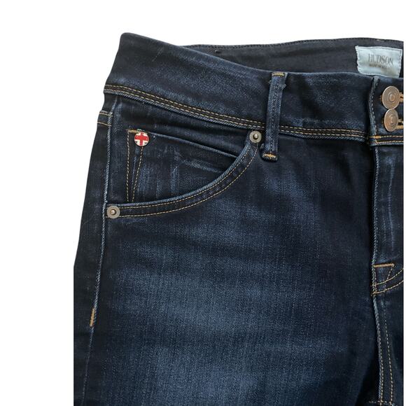 Hudson Beth Midrise Baby Boot Jeans Dark Rinse Size 31 - Picture 4 of 12